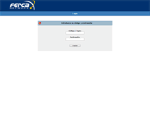 Tablet Screenshot of control.ferca.com